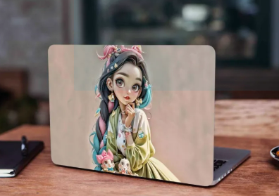 Anime Art Girl Laptop Skin Vinyl Stickers Decal,12 13 14 15 15.6 inches Notebook Laptop Skin Sticker for all Laptops (RF SKIN)