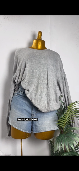 Top violet manches longues