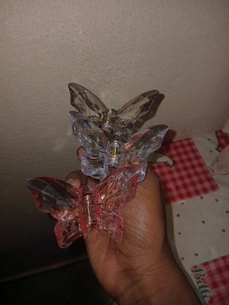 Pinces Papillon Transparente