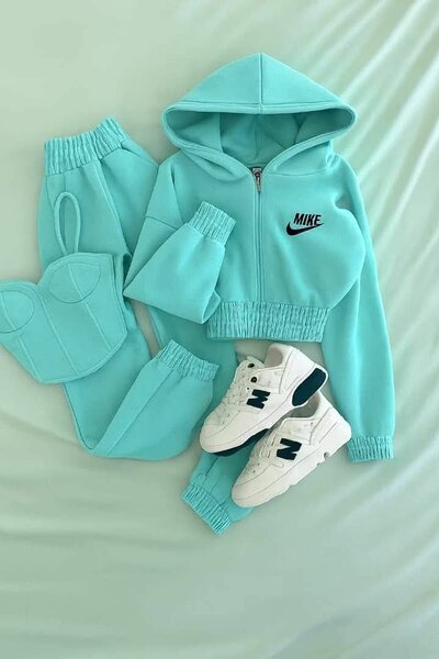 Ensemble survêtement Nike bébé turquoise