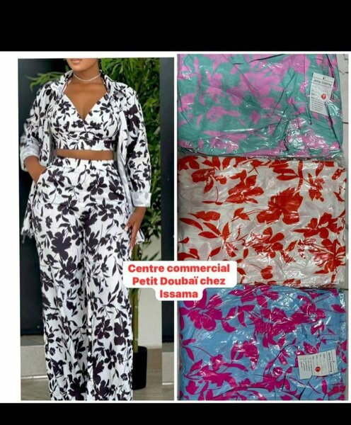 Ensemble floral tendance femme