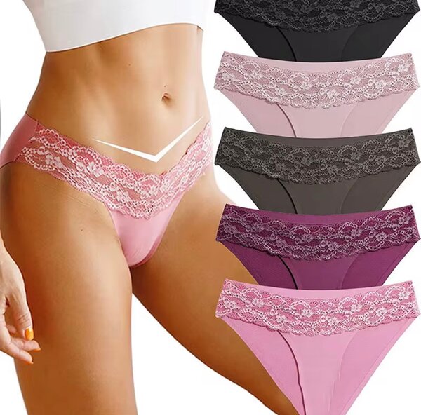 Culotte en dentelle féminine