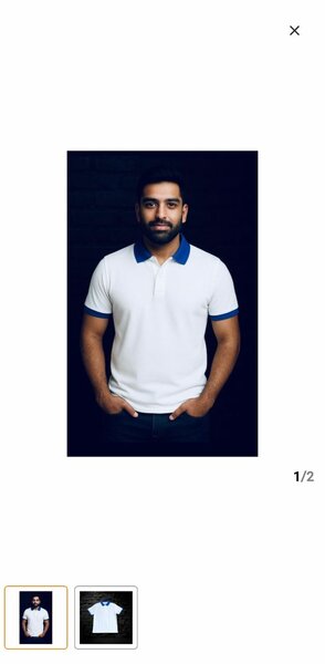 Polo blanc homme élégant