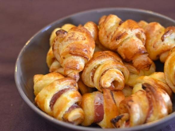 Mini Croissants Jambon-Fromage