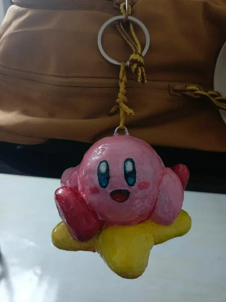 Porte-clés mignon Kirby étoile