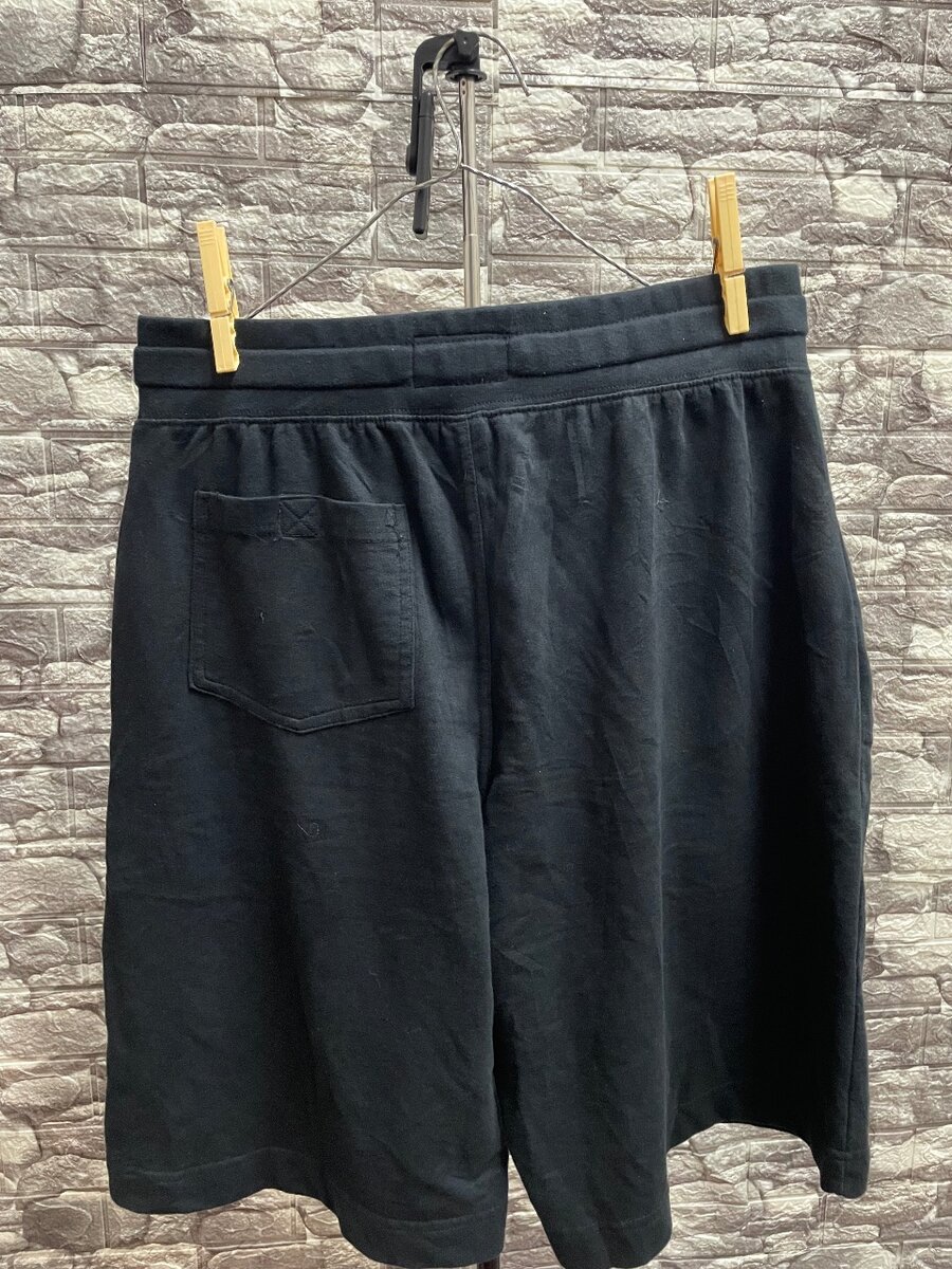 Shorts en coton noir pour homme