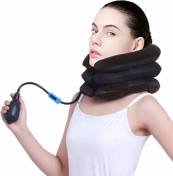 Cousin gonflable de massage de cou