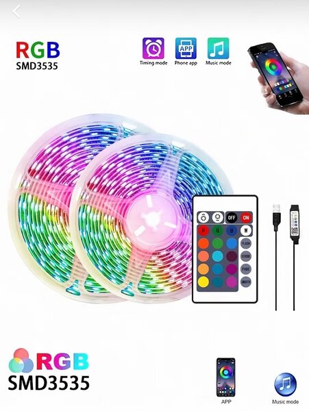 Bandes LED RGB avec télécommande