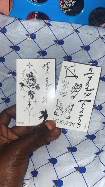 Tattoos éphémères motifs papillons