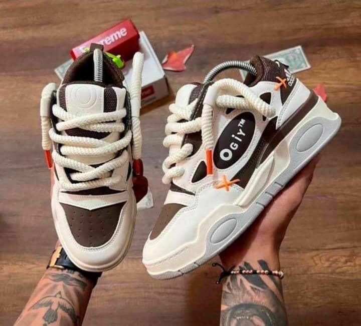 Sneakers tendance multicolores