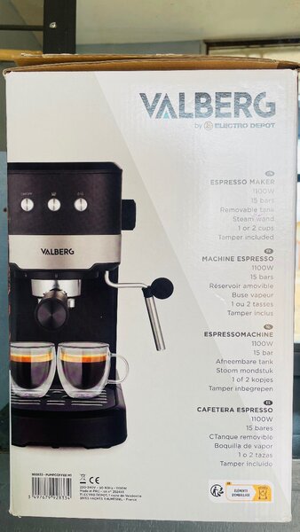 Espresso Maker Valberg 15 Bars