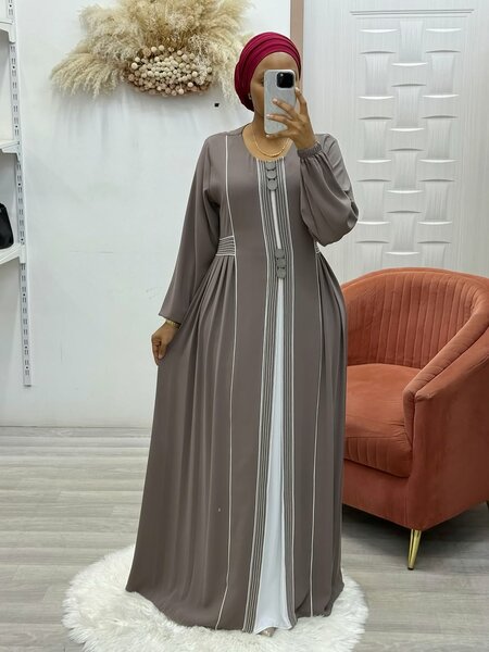 Robe maxi élégante en mousseline