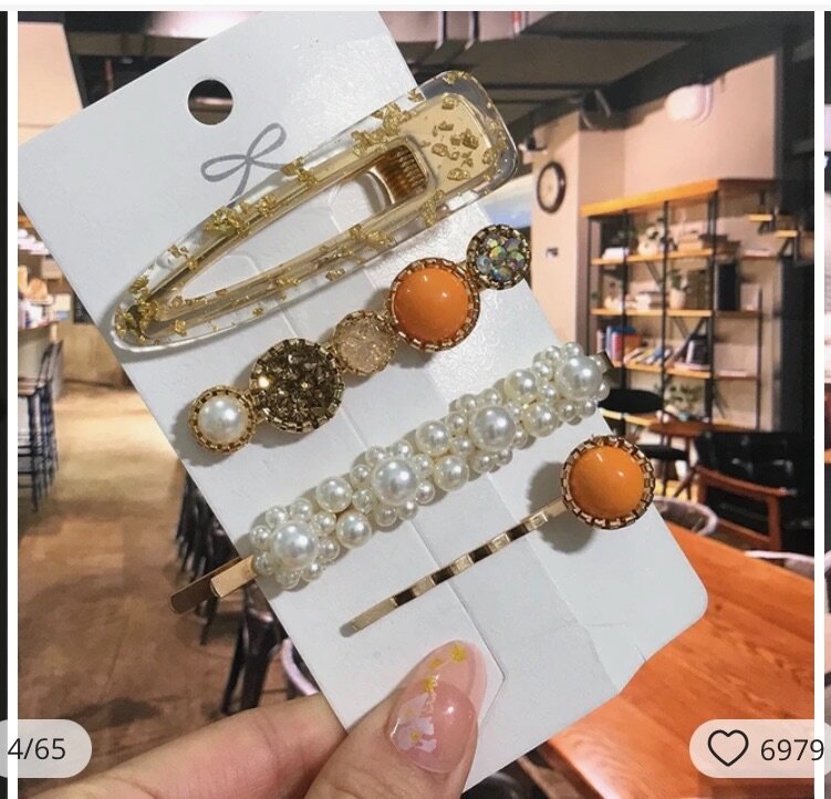 Pinces à Cheveux et hijab en Acrylique pour Femmes,