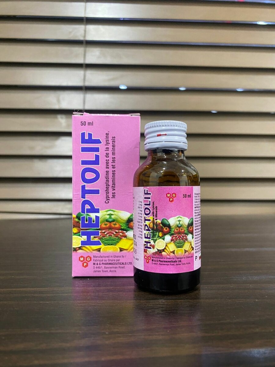 Heptolif Sirop Énergisant