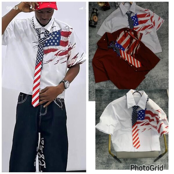 Chemise drapeau américain