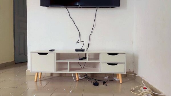 Meuble TV Scandinave Blanc