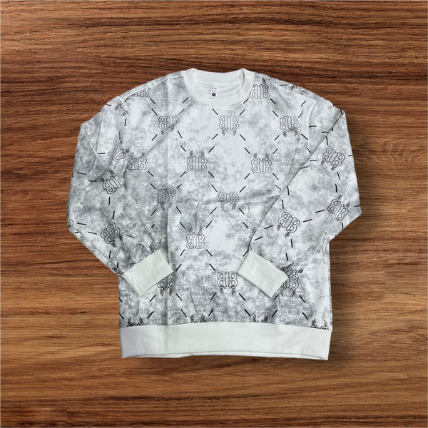 sweatshirt gray with logos