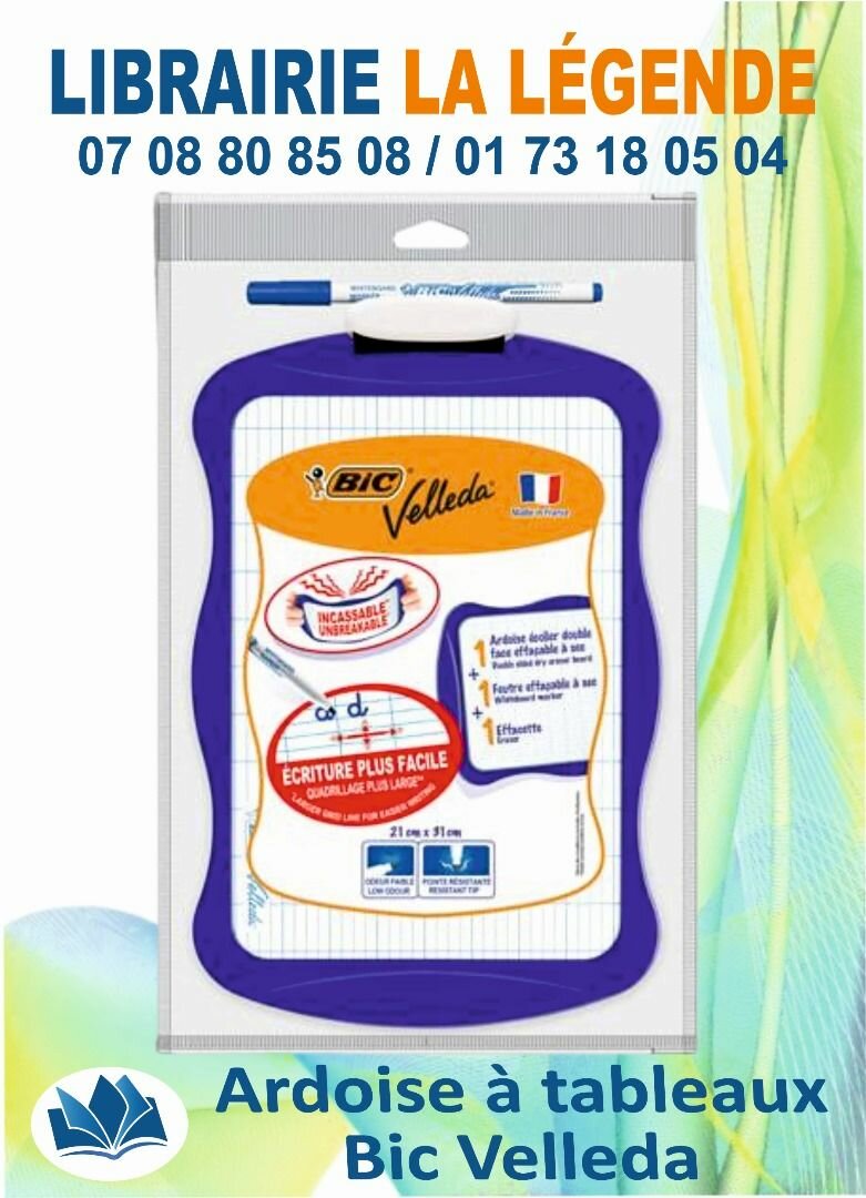 Ardoise Effaçable Bic Velleda