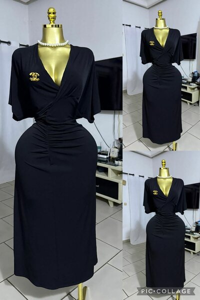 Robe Midi Élégante Femme