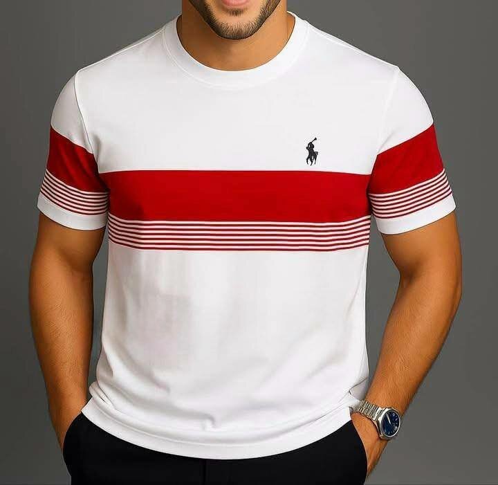 T-shirt rayé pour homme