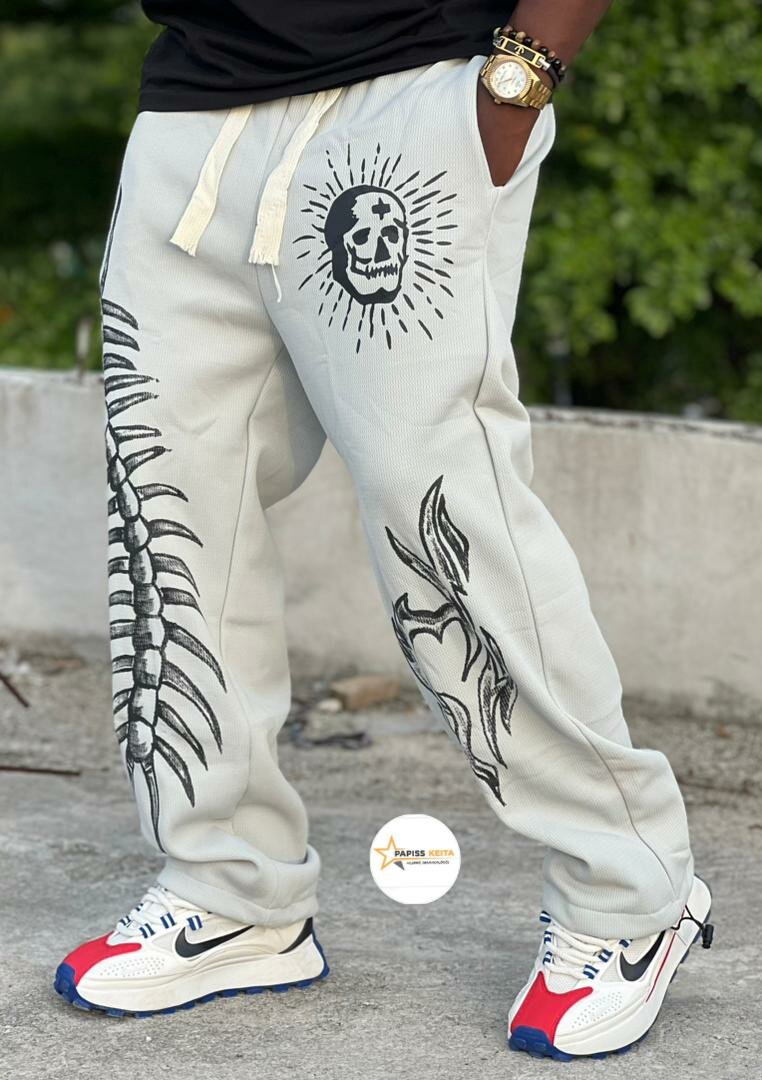 Pantalons jogging squelettes