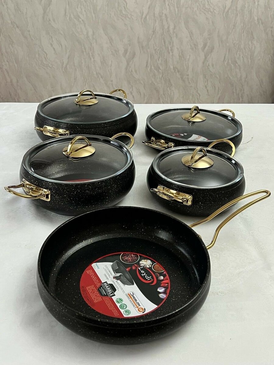 Набор турецких кастрюль 5 пред