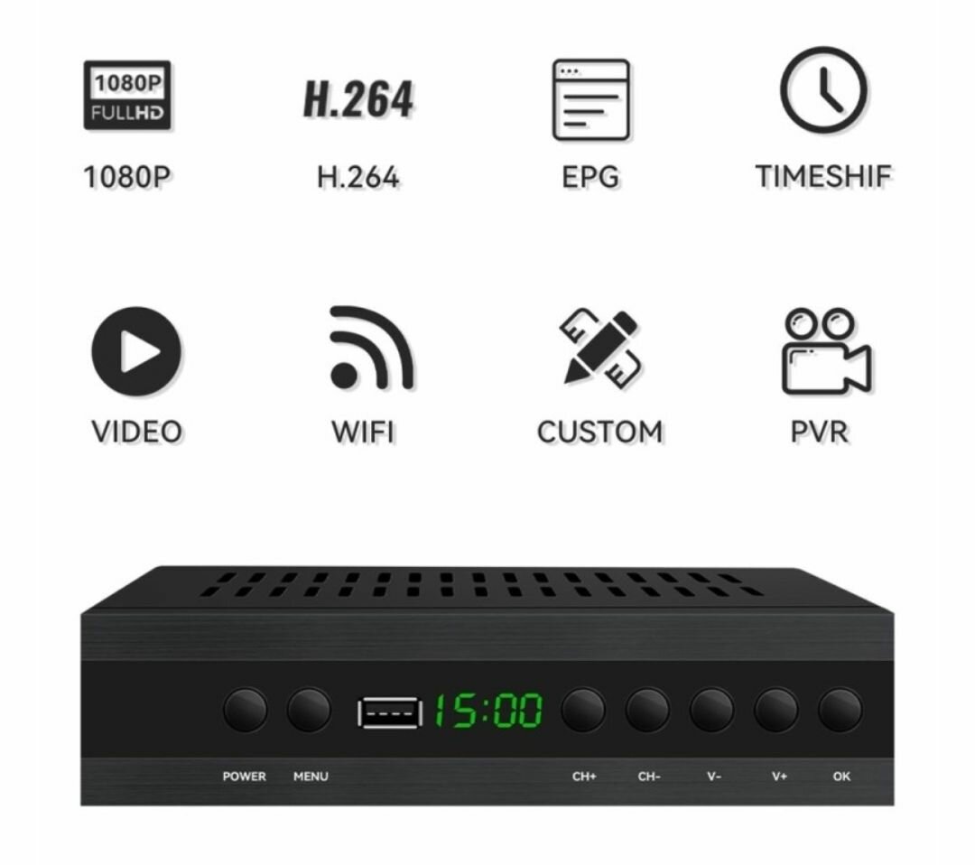 512MB 10BIT TV SET-TOP BOX 1080P HD WIFI MEDIA PLAYER