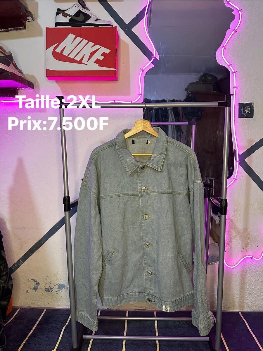 Veste en jean pour homme 2XL