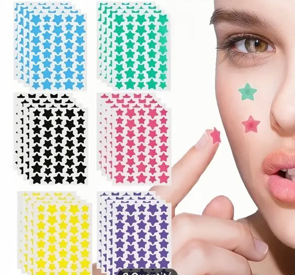 Stickers étoile colorés