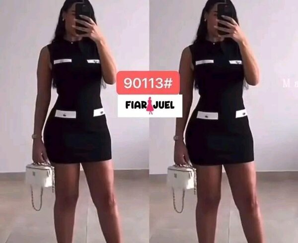 Robe noire élégante pour femmes