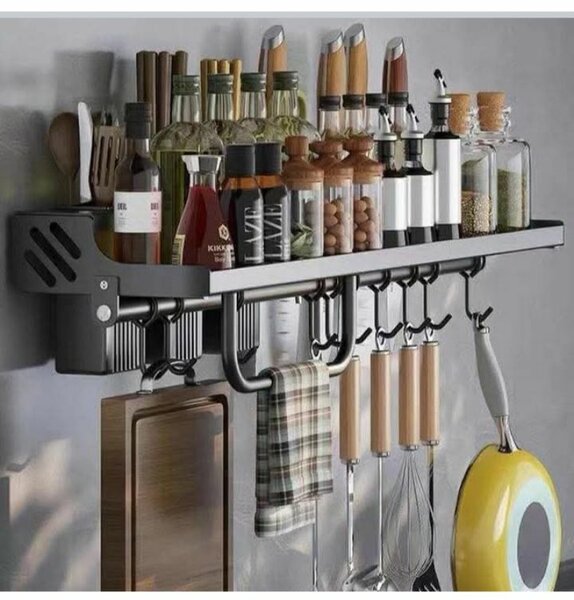 Étagère murale de cuisine multifonction