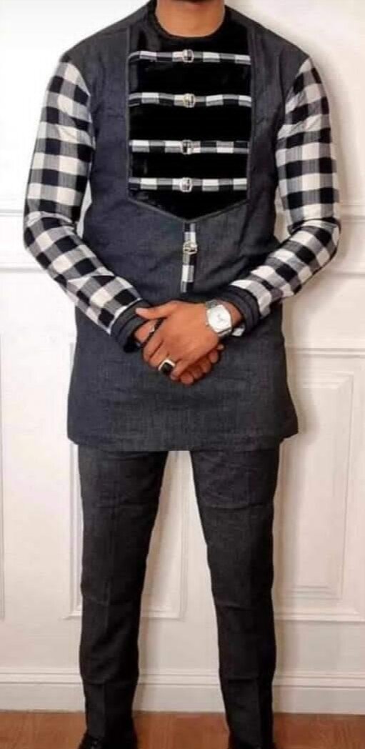 Veste élégante à carreaux