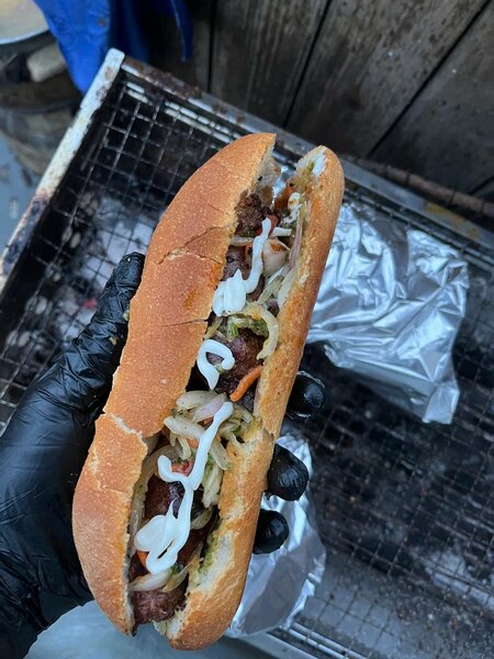 Poulet saucisse brochette