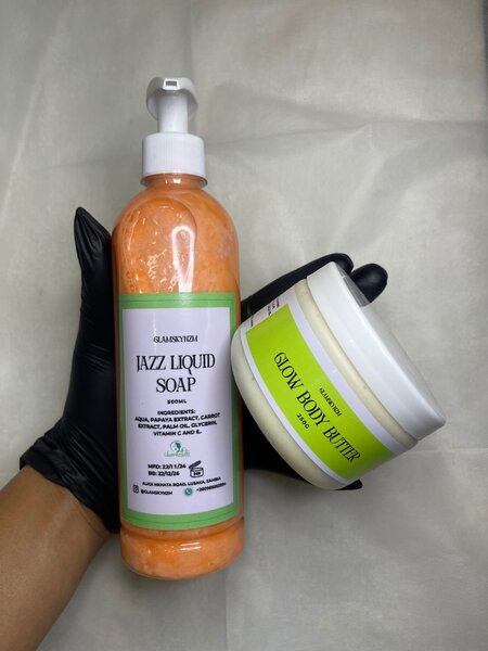 Body lotion and Jazz Liquid Soap
