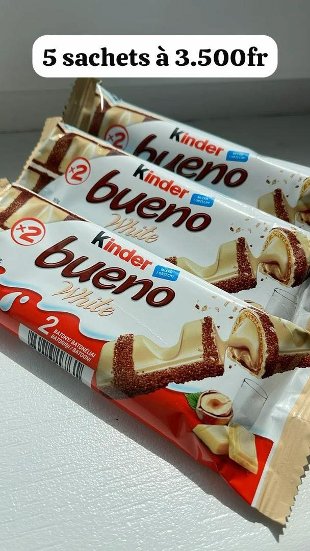 Kinder Bueno White 5 Sachets