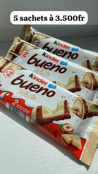 Kinder Bueno White 5 Sachets