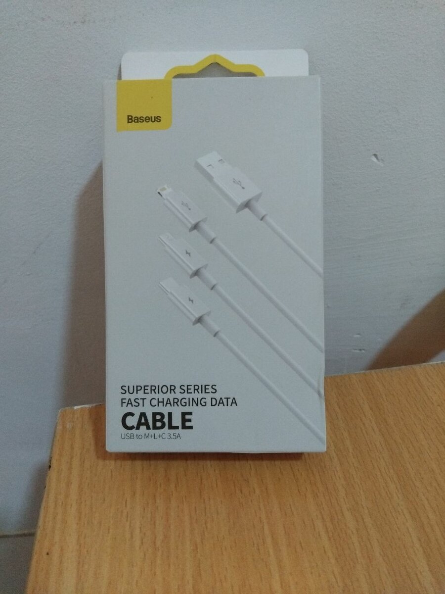 Baseus Superior Series Fast Charging Data Cable USB to M+L+C