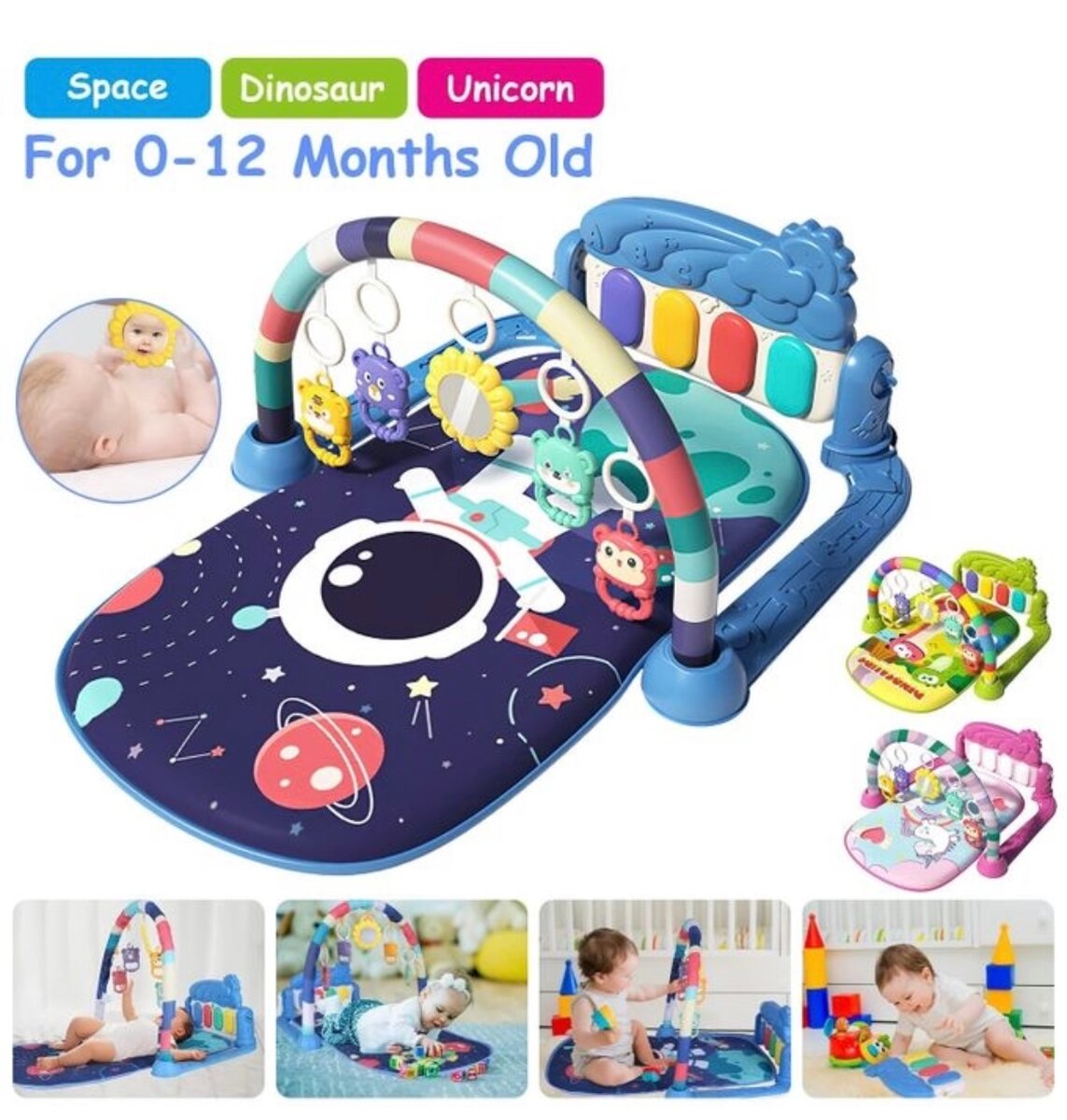 Tapis d'activité bébé musical