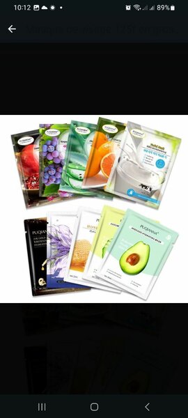 Fruit Face Mask Set