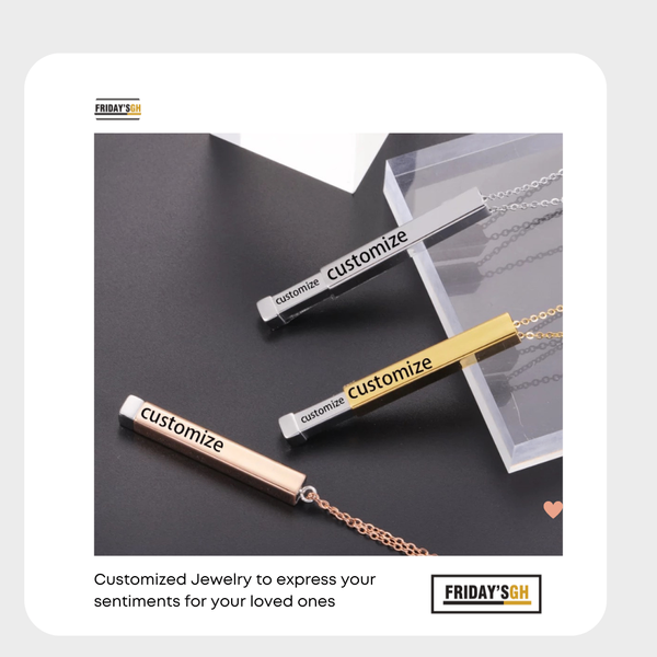 3D Slider Bar Necklace