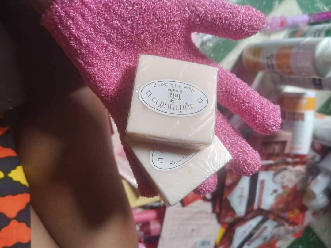 Savon à base de riz