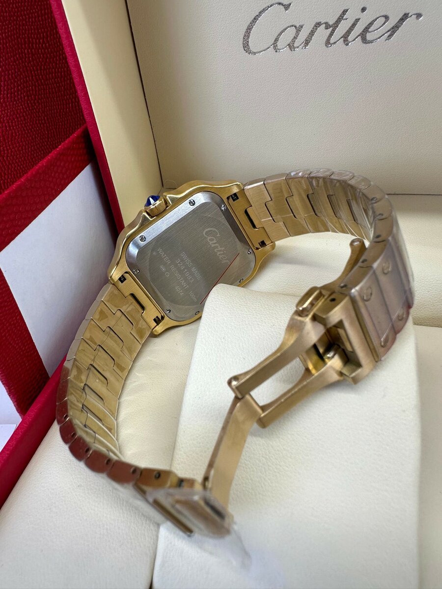 Premium Stainless Steel Cartier Santos