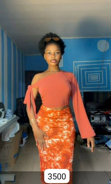 Jupe Maxi Orange Bohème