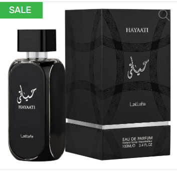 Hayaati Eau de Parfum Spray for Men By Lattafa Perfumes, 3.4 Ounce