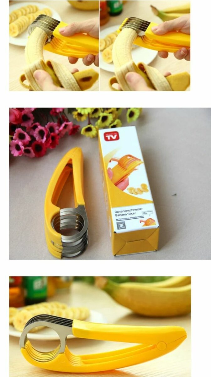 Banana sausage cucumber slicer Cutter Stainless Steel