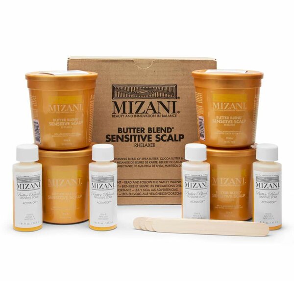 Mizani Butter Blend Sensitive Scalp 4 Pack Relaxer