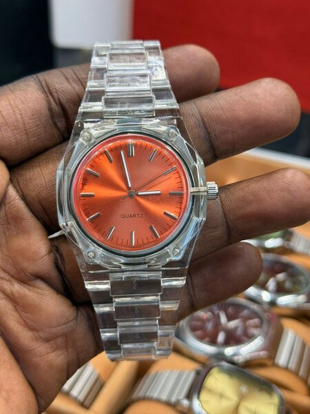 Montre Quartz Bracelet Transparent