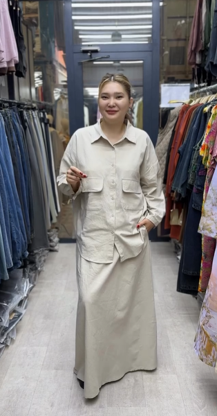 Двойка рубашка и юбка