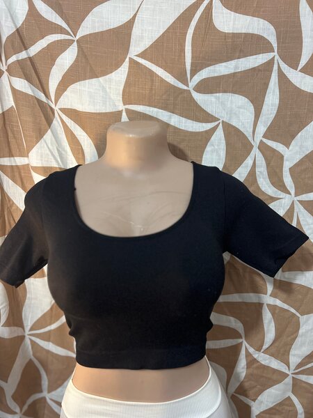 Top asymétrique bleu