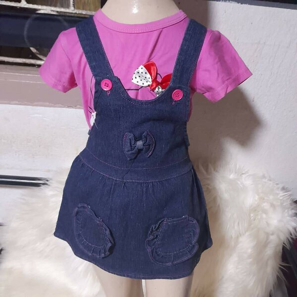 Robe Salopette Enfant Denim